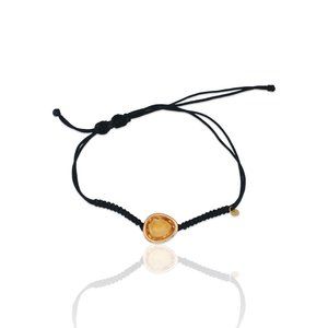Superoro 18K Yellow Gold Citrine Bracelet